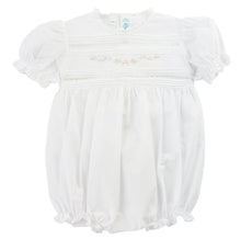 Load image into Gallery viewer, Girls White Floral Bullions Bubble