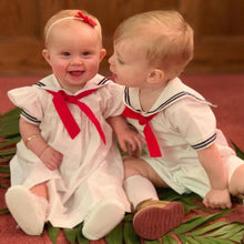 Load image into Gallery viewer, Girls Nautical Sailor Dress