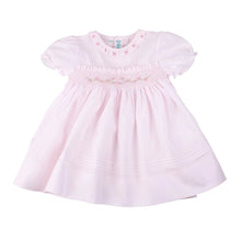 Load image into Gallery viewer, Pastel Pink Rose Garden Smocked Dress