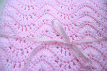 Load image into Gallery viewer, Hand Crocheted Crib Blanket
