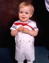 Load image into Gallery viewer, White Nautical Boys Sailor Suit
