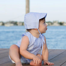 Load image into Gallery viewer, Boys Blue Tucked Cap with Brim
