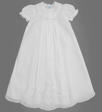 Load image into Gallery viewer, Girls Christening Gown White Batiste Lace with Bonnet

