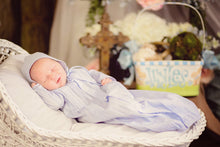 Load image into Gallery viewer, Boys Blue Take-Me-Home Gown & Hat