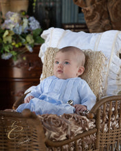 Load image into Gallery viewer, Boys Blue Take-Me-Home Gown &amp; Hat
