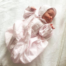 Load image into Gallery viewer, Pink Tucked "Take Me Home" Gown & Bonnet