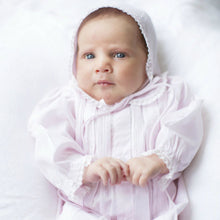 Load image into Gallery viewer, Pink Tucked "Take Me Home" Gown & Bonnet