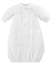 Load image into Gallery viewer, Girls White & Pink Floral Take Me Home Gown & Bonnet