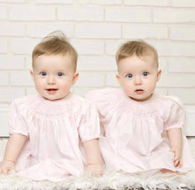 Load image into Gallery viewer, Pink Smocked Scalloped Hem Dress