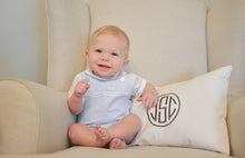 Load image into Gallery viewer, Light Blue Two-Piece Train Shortall