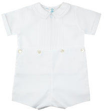 Load image into Gallery viewer, Boys Classic White Bobby Suit with Tucks
