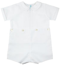 Load image into Gallery viewer, Boys Classic White Bobby Suit with Tucks