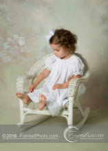 Load image into Gallery viewer, White Bishop Smocked Dress with Insets