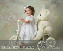 Load image into Gallery viewer, White Bishop Smocked Dress with Insets
