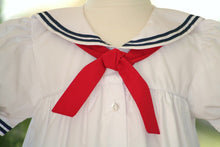 Load image into Gallery viewer, Girls Nautical Sailor Dress