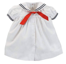 Load image into Gallery viewer, Girls Nautical Sailor Dress
