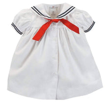 Load image into Gallery viewer, Girls Nautical Sailor Dress