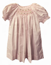 Load image into Gallery viewer, Pastel Pink Smocked Baby Daydress
