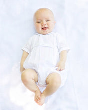 Load image into Gallery viewer, White Belted Infant Creeper
