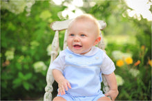 Load image into Gallery viewer, Light Blue Two-Piece Train Shortall

