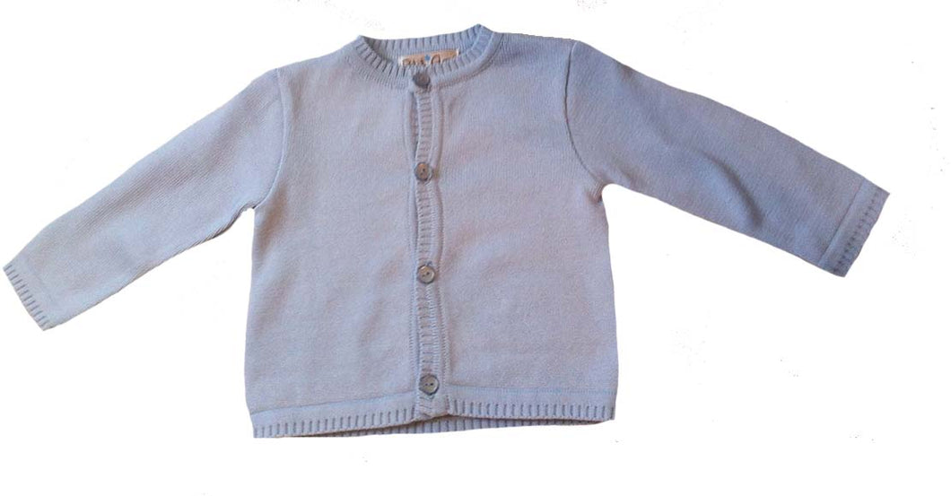 Baby Blue Boys Cardigan Sweater