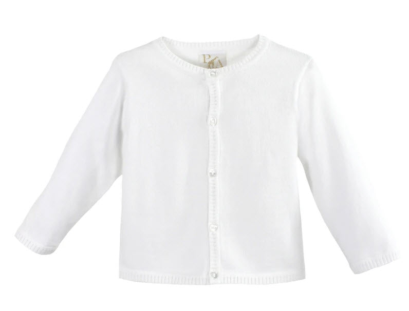 Childrens white hotsell cardigan sweater