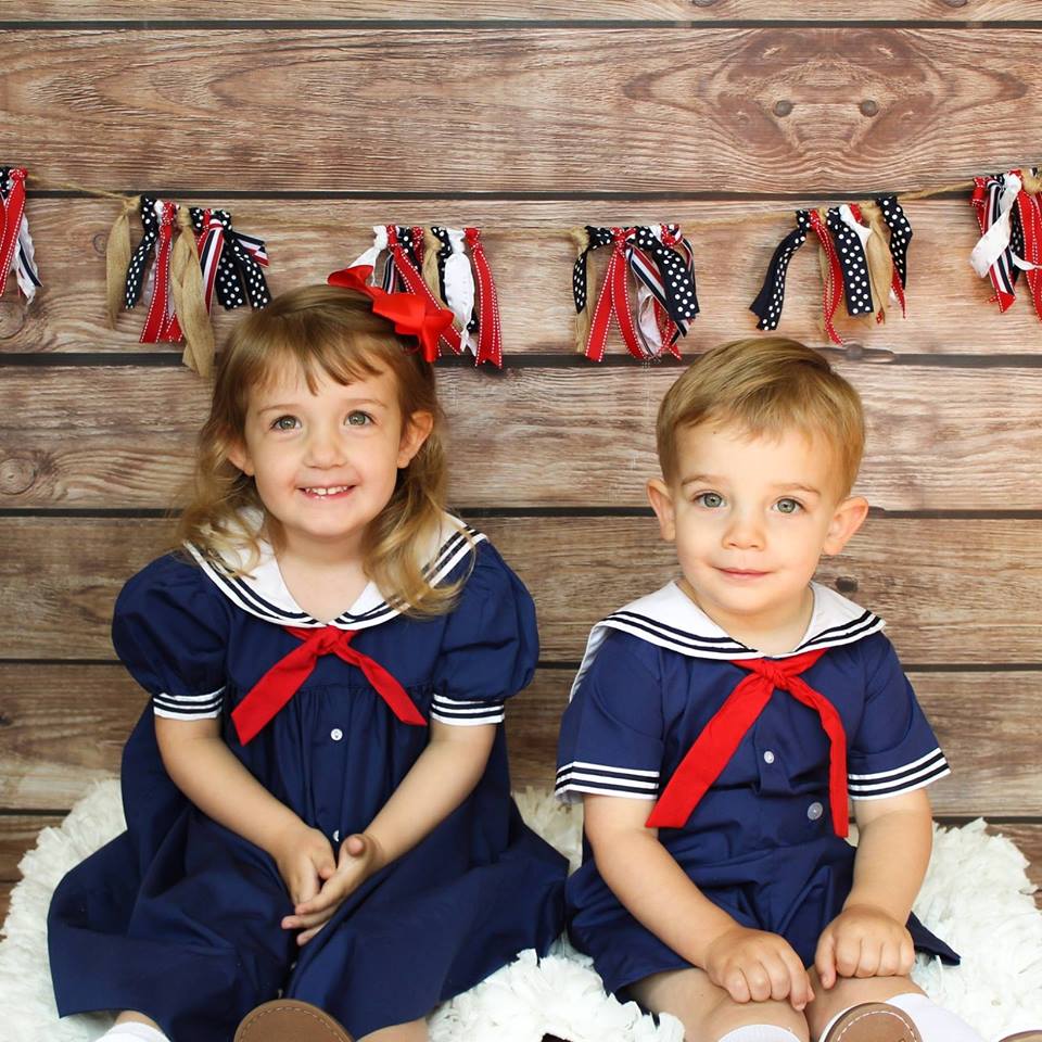 Little Girl Nautical Sundress Navy Blue Girls Nautical Sailor