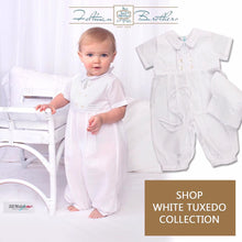 Load image into Gallery viewer, Boys White Mock Vest Shortall
